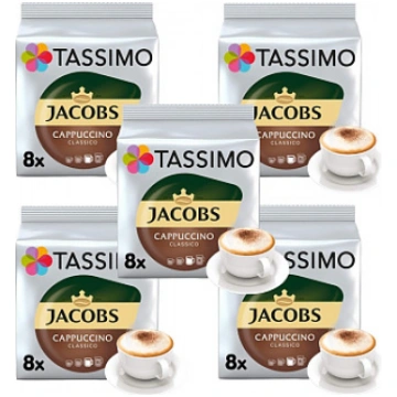JACOBS Tassimo Cappuccino Classico 40+40gab. Kafij