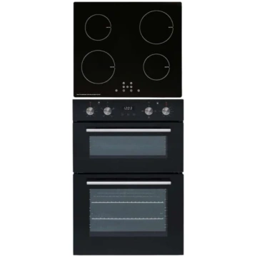 SIA 60cm Built In Electric Double Oven & 4 Zone To