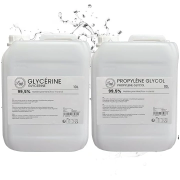 Leyf 10L glicerīns E422 + 10L propilēnglikols E152