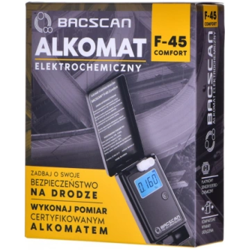 BACscan F-45 alcohol tester 0 - 4% Black