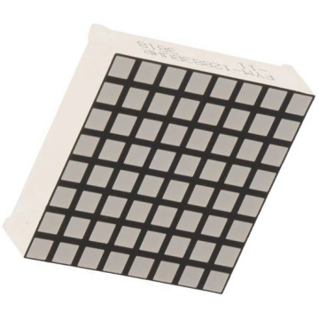 Display: LED; matrix; 8x8; red; 30÷60mcd; anode; 3