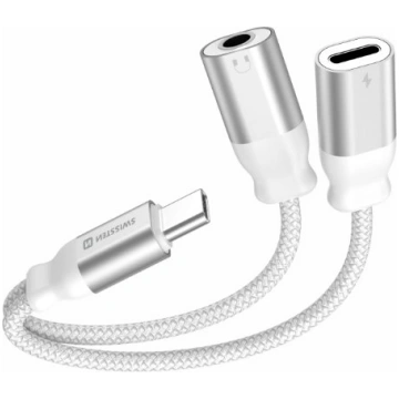 Swissten Textile USB-C / USB-C / Aux 3.5mm Chargin
