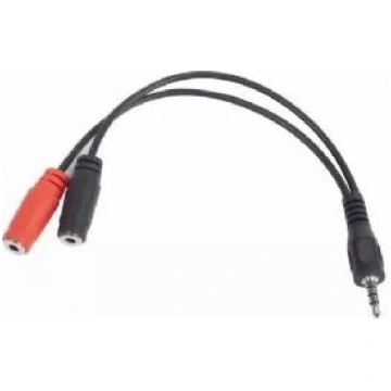 Audio kabelis Gembird CCA-417 0.2m 3.5mm 2 x 3.5mm