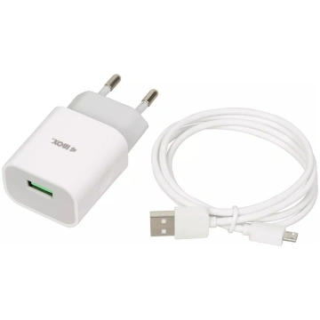 Iekštelpām USB‑A lādētājs IBOX ILUC41W — 5V 2.4A (