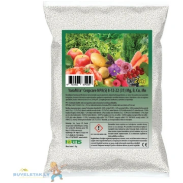 Mēslojums Hortis kompleksais Cropcare 1kg NPK 8,0-