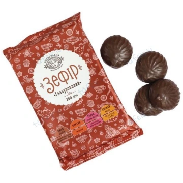Zefīrs BOGUSLAVNA, glazēts, 200g