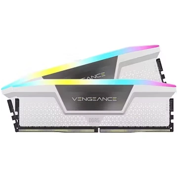 Corsair Vengeance RGB White, DDR5, 32GB, 6400MT/s,