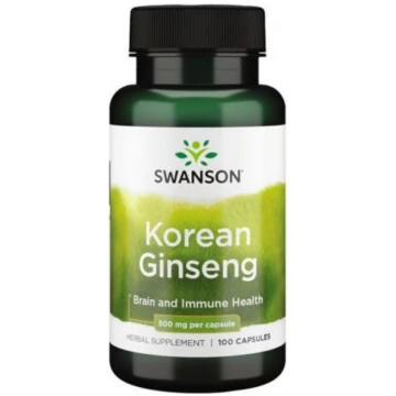 SWANSON Korean Ginseng 500mg Brain and Immune Heal