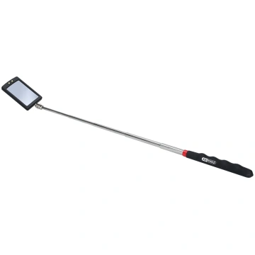 Teleskopisks spogulis KS Tools LED; 285-875 mm
