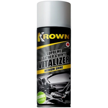 Ādas, vinila, plastmasas tīrītājs KROWN 400 ml