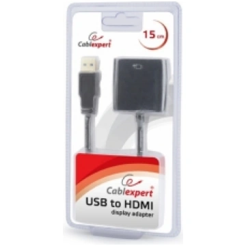 Gembird Adapter USB to HDMI - Black - A-USB3-HDMI-