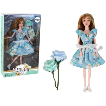 LeanToys Lalka Dla Dzieci Emily Wiosenna Dlugie Wl
