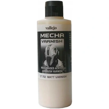 Matētais laka aerosola bundža 200 ml VALLEJO Mecha