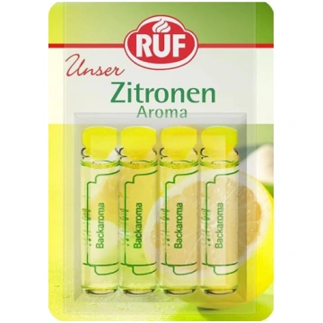 RUF Cepšanas aromāts citrons, 4 pudeles citrona ar