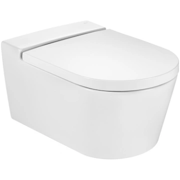 Roca Inspira Round Rimless Wall Hung Toilet (A3465