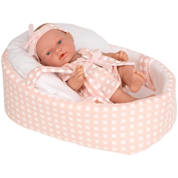 Lelle bēbis 26 cm ar oranžu apģērbu