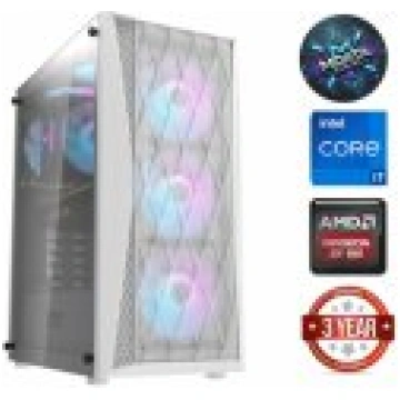 MDATA GAMING i7-12700KF 64GB 1TB SSD RX 580 Window