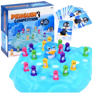 Penguins on the iceberg arcade game GR0433