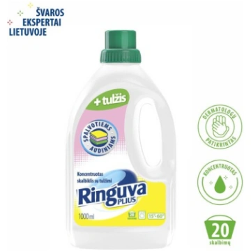 RINGUVA PLUS šķidrais veļas mazgāšanas līdzeklis a