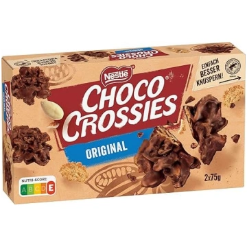 Nestlé CHOCO CROSSIES Original, kraukšķīgas pārsla