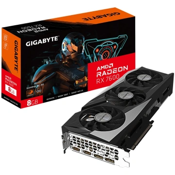 GIGABYTE GAMING Radeon RX 7600 OC 8G AMD 8 GB GDDR