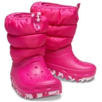Crocs™ Classic Neo Puff Boot Kid"s roza