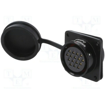 Connector: circular; socket; female; PIN: 16; IP67