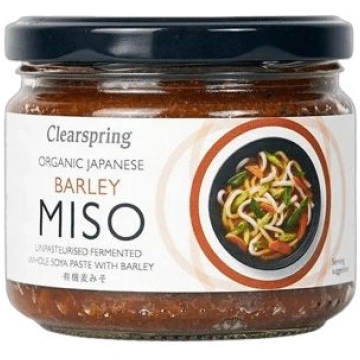 Miežu un sojas miso pasta, ekoloģiska Clearspring