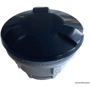 Inflation valve Black with exchangeable body core 
