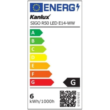 LED spuldze KANLUX SIIGO E14 6W 480 lm