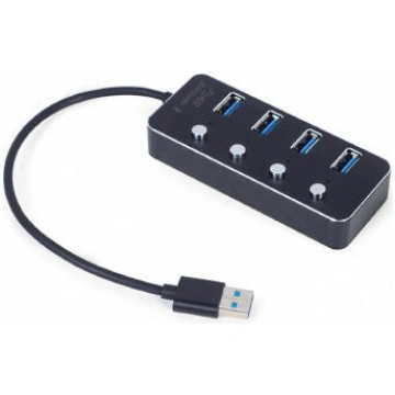 Gembird USB Centrmezgls Gembird USB 3.1 Powered 4-