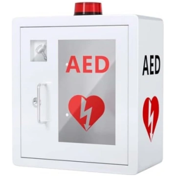 AED defibrilatora skapis, sienas AED glabāšanas ka