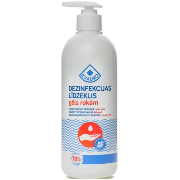 DEZINFEKCIJAS LĪDZEKLIS (gēls rokām, etanols 70%),