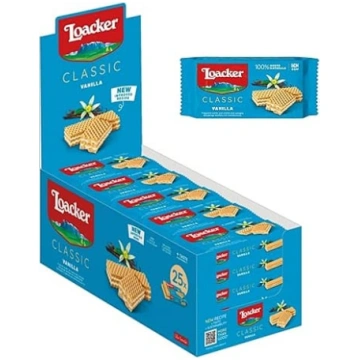 Loacker – Classic Vanilla – klasiskas vafeles ar d