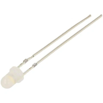 LED; white warm; 3mm; 4200÷5800mcd; 30°; Front: co
