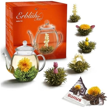 Creano tējas ziedu dāvanu komplekts – Blooming Tea