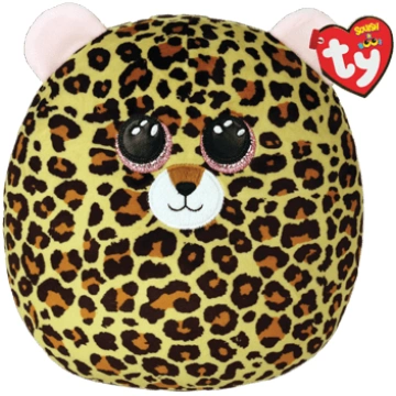 TY Squishy Beanies saspiežamais leopards LIVVIE, 2
