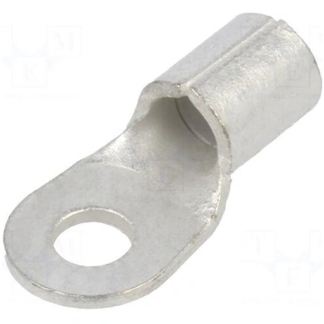 Tip: ring | M4 | 10mm2 | crimped | for cable | tin