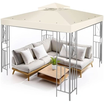 Flexzion 8x8 Gazebo Canopy Replacement Cover Water