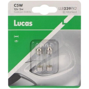 Filament lamp: automotive | SV8,5-8 | 5W | 12V | t