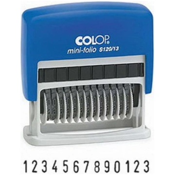 Zīmogs COLOP numerators S120/13 Mini-Folio 03(cipa