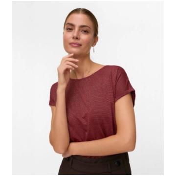 Vero Moda sieviešu T-krekls 10250488*08, bordo