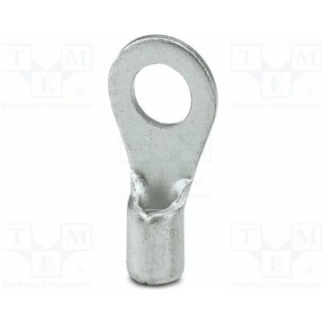 Tip: ring; M4; 2.5mm2; non-insulated; silver; 110°