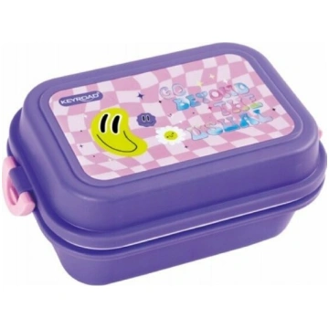 Keyroad Lunch box KEYROAD, , z przegródką, Smile |