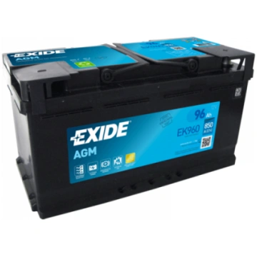 Exide - EK960 - 12V | 850A | 96Ah ART#579046