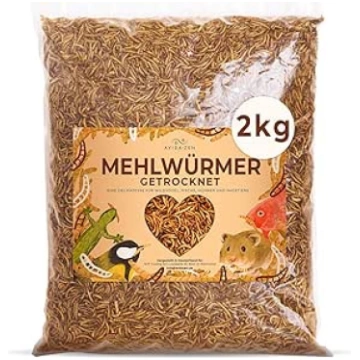 Avida Zen Dried Mealworms, 2 kg (Equivalent to 13 