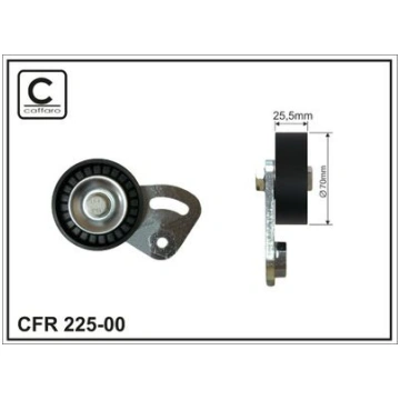 CAFFARO 22500 Siksnas spriegotājs, Ķīļsiksna