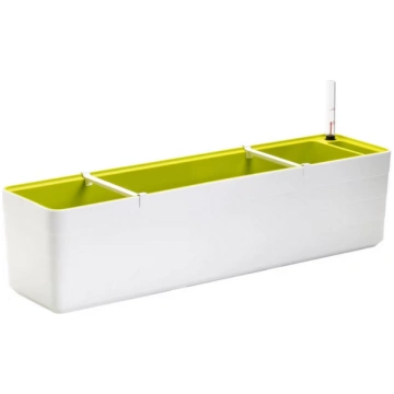 Balkona puķu kaste 80cm. Balta