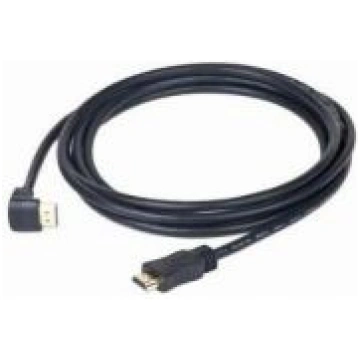 HDMI kabelis, 3m, High speed, Ethernet, 90 DEG. CC