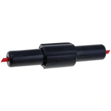 Fuse holder; 5x30mm,6.3x32mm; black; 750mm2; red |